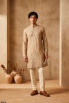 Outluk Wedding Vol 59 Silk Mens Kurta With Pajama 